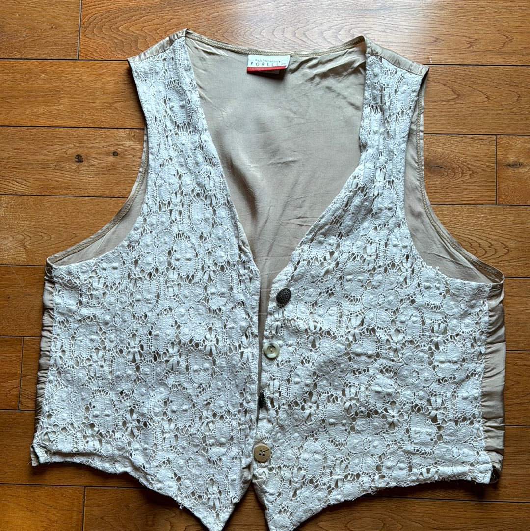 Vintage Moda Internazionale Forelli Lace Vest 18/20