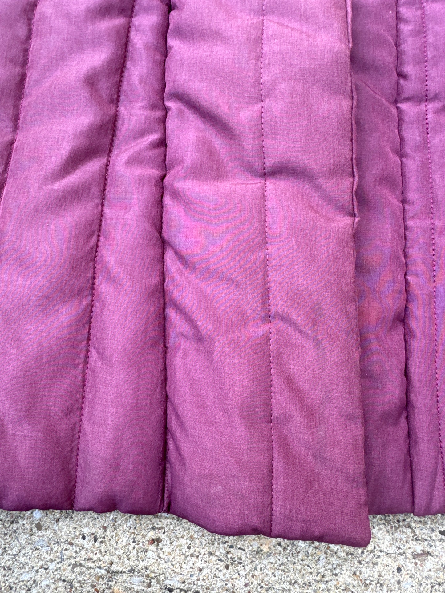 Vintage Long Quilted Puffer Coat Size 6