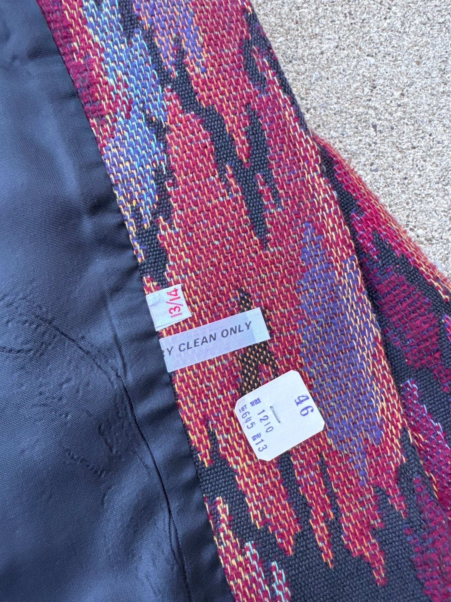Vintage Women’s Tapestry Blazer Size 13/14
