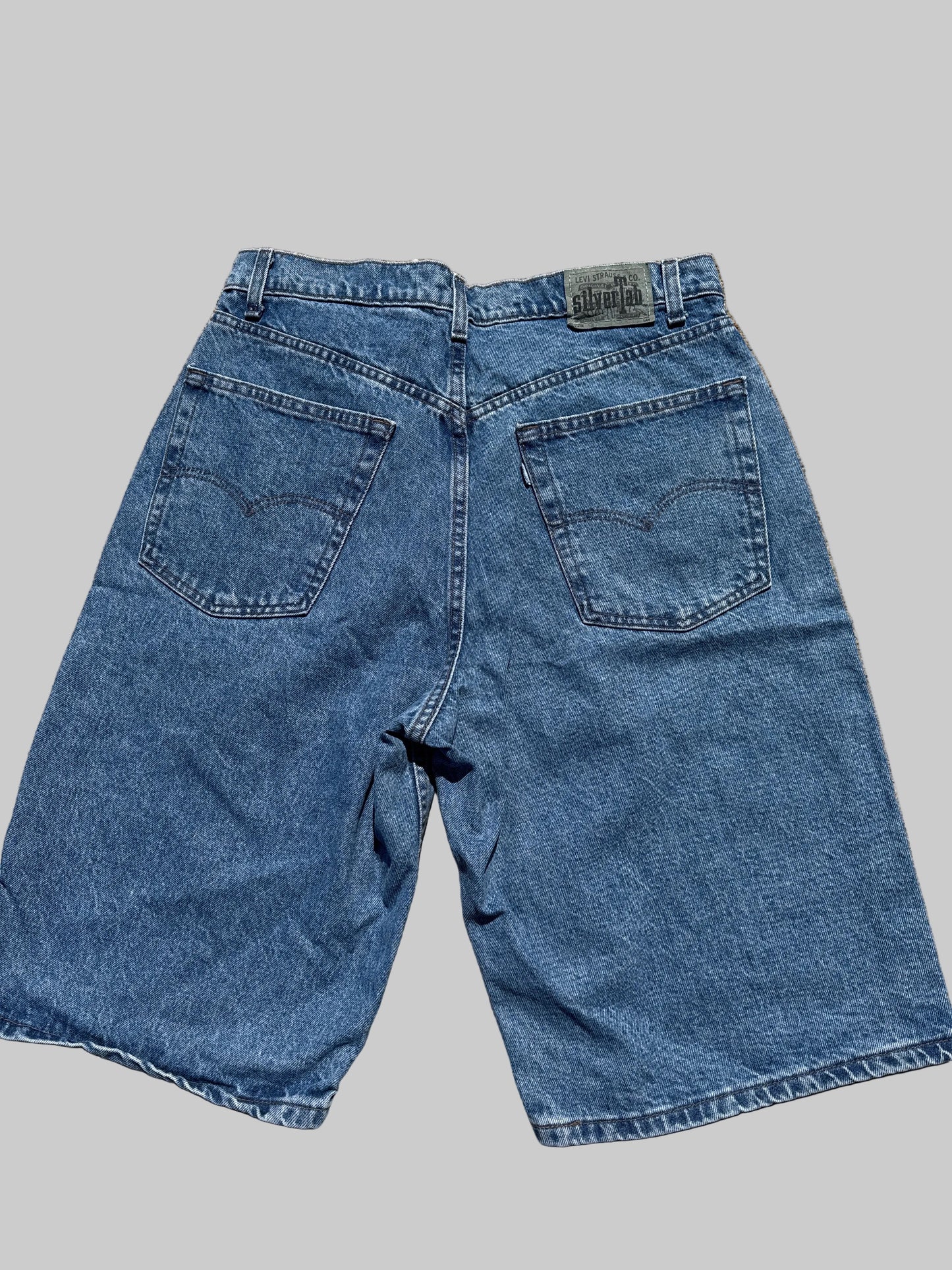 Vintage Men’s Silvertab Baggy Denim Shorts Made in USA Size 34