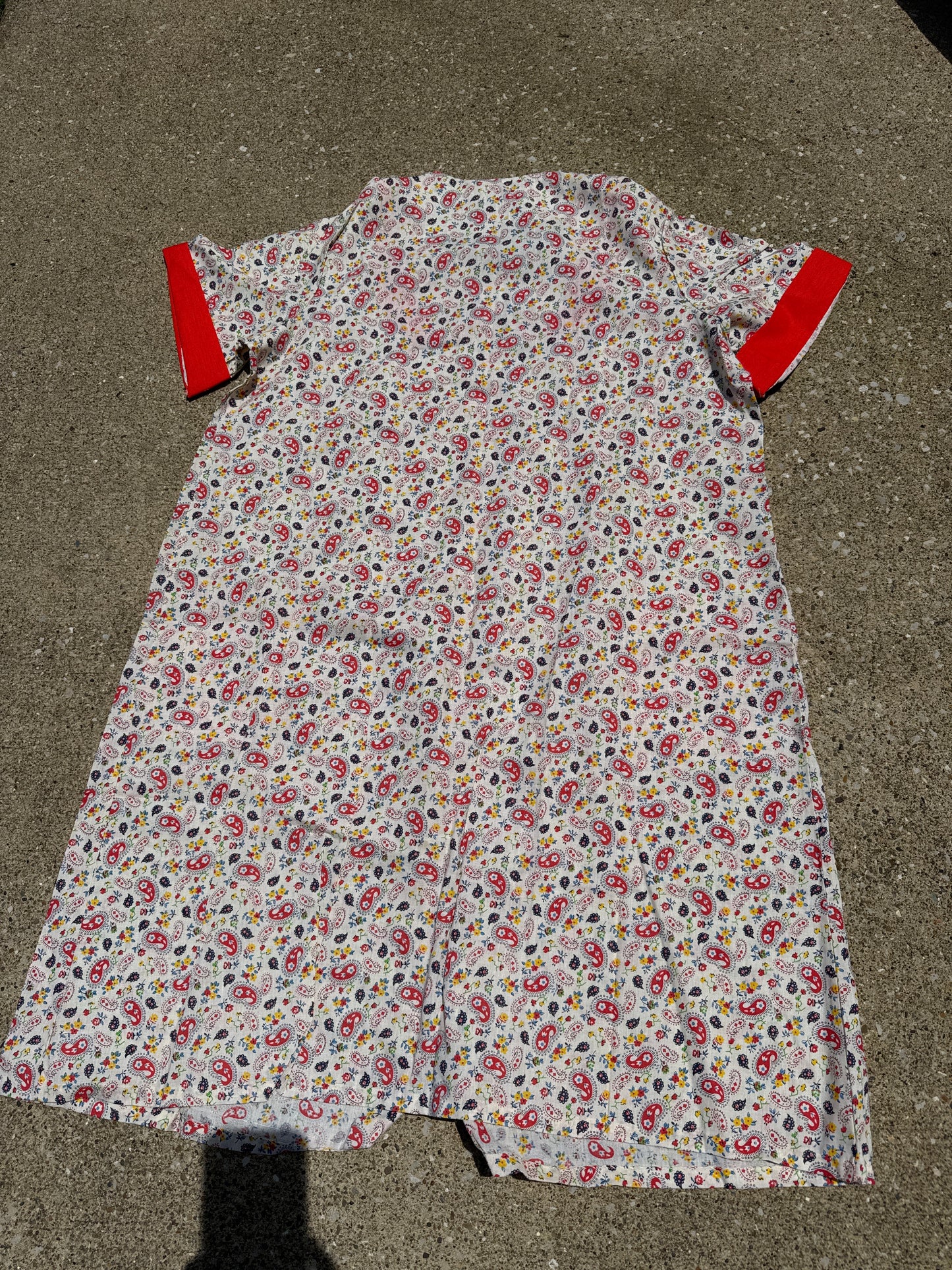 Vintage Paisley Dress/Robe/Housecoat NWT Size L