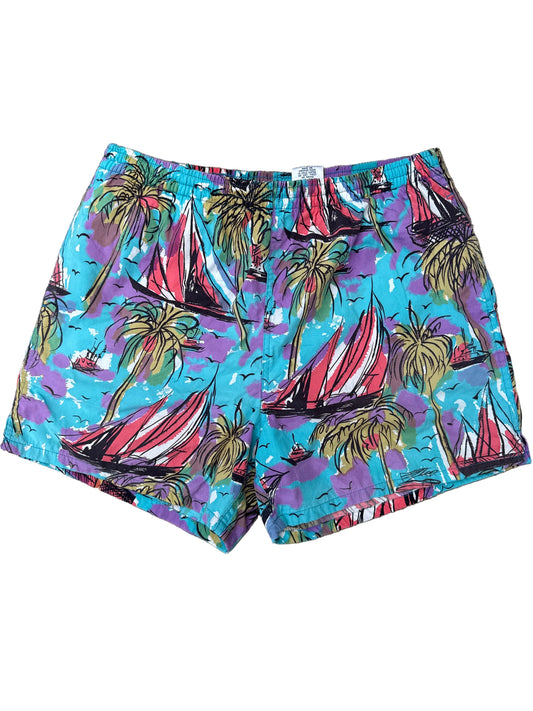 Vintage Men’s Island Life by Catalina Swim Trunks Size M