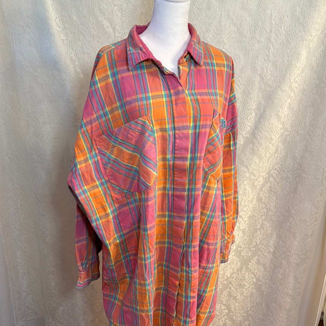 Vintage Basic Editions Oversized Long Sleeve Shirt Size OS