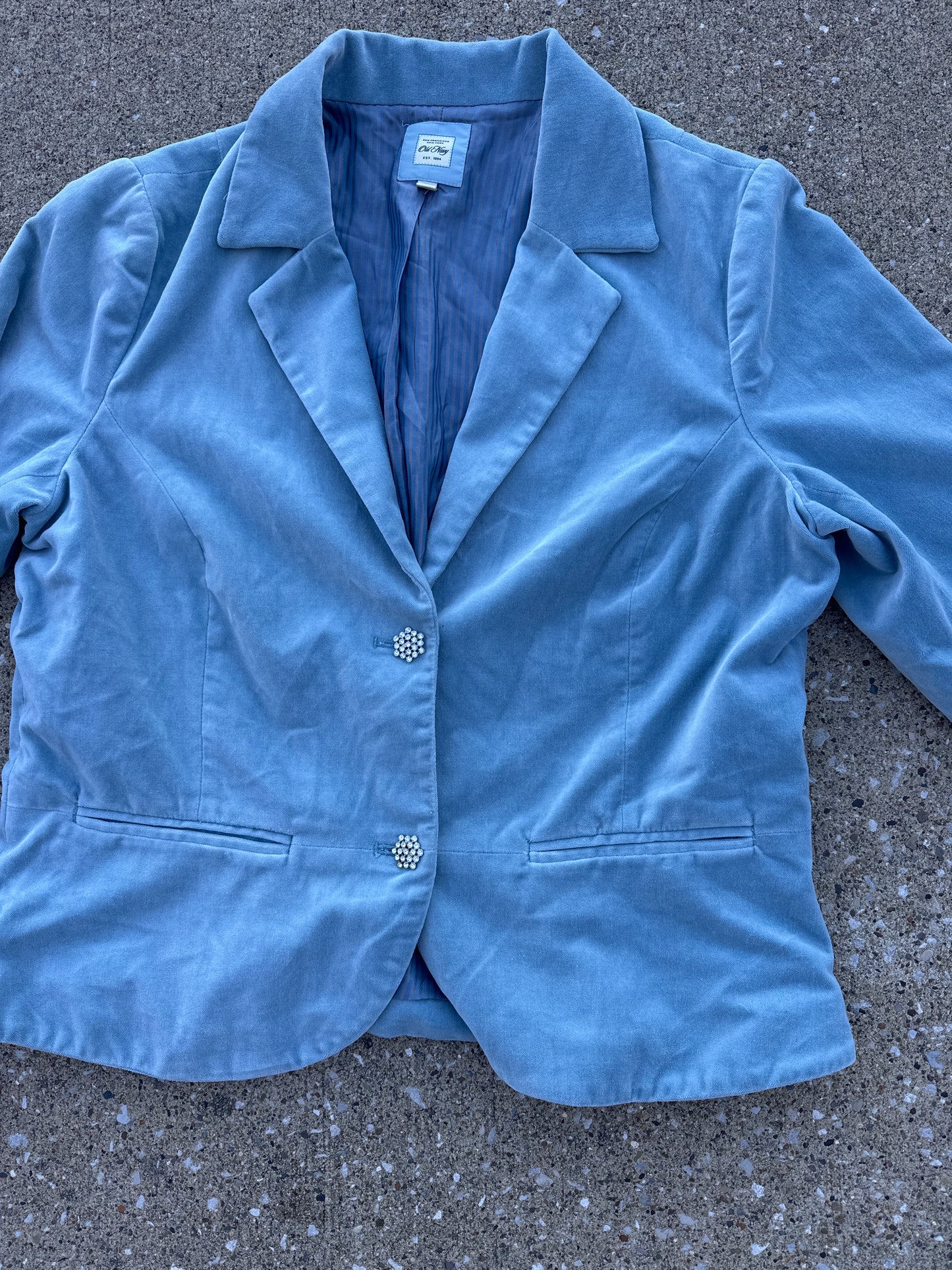 Vintage/Y2K Old Navy Velour Jacket Size L