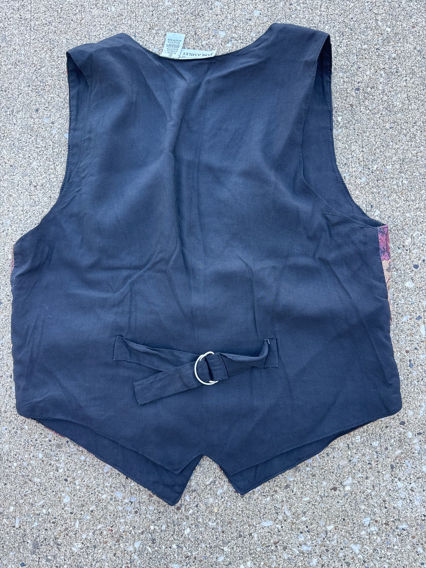 Vintage Women’s Jane Ashley Tapestry Vest Size S