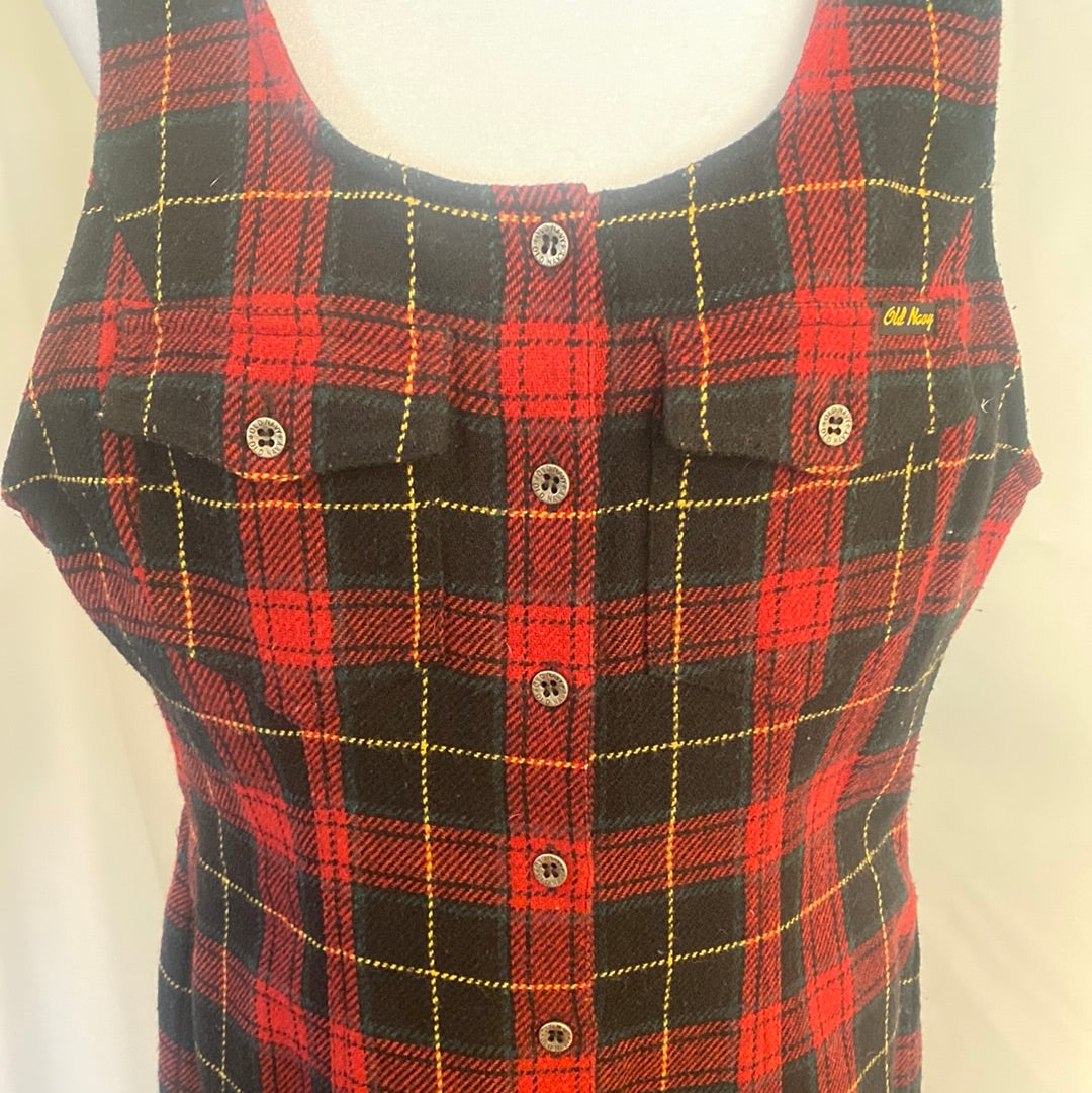 Vintage Women’s Old Navy Plaid Dress Size M