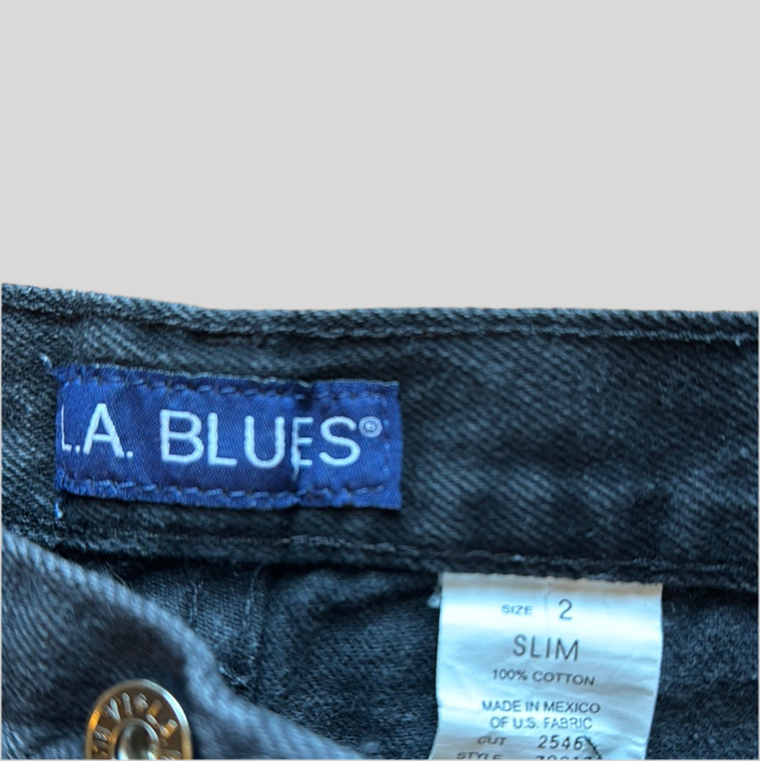 L.A. Blues Black Jeans — Size 2 Slim