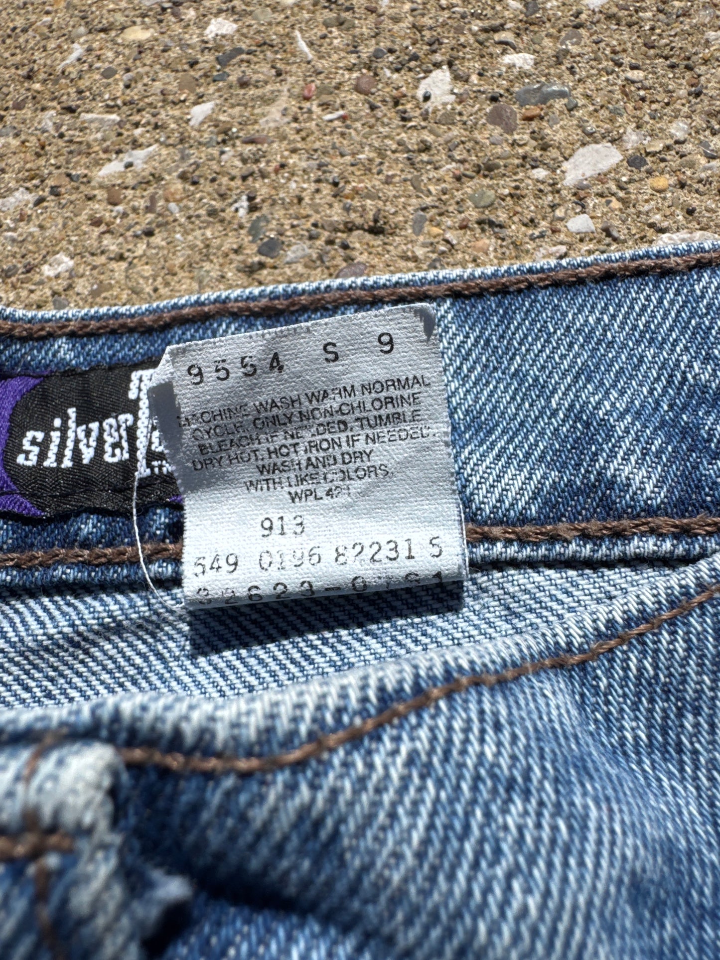 Vintage Men’s Silvertab Baggy Denim Shorts Made in USA Size 34