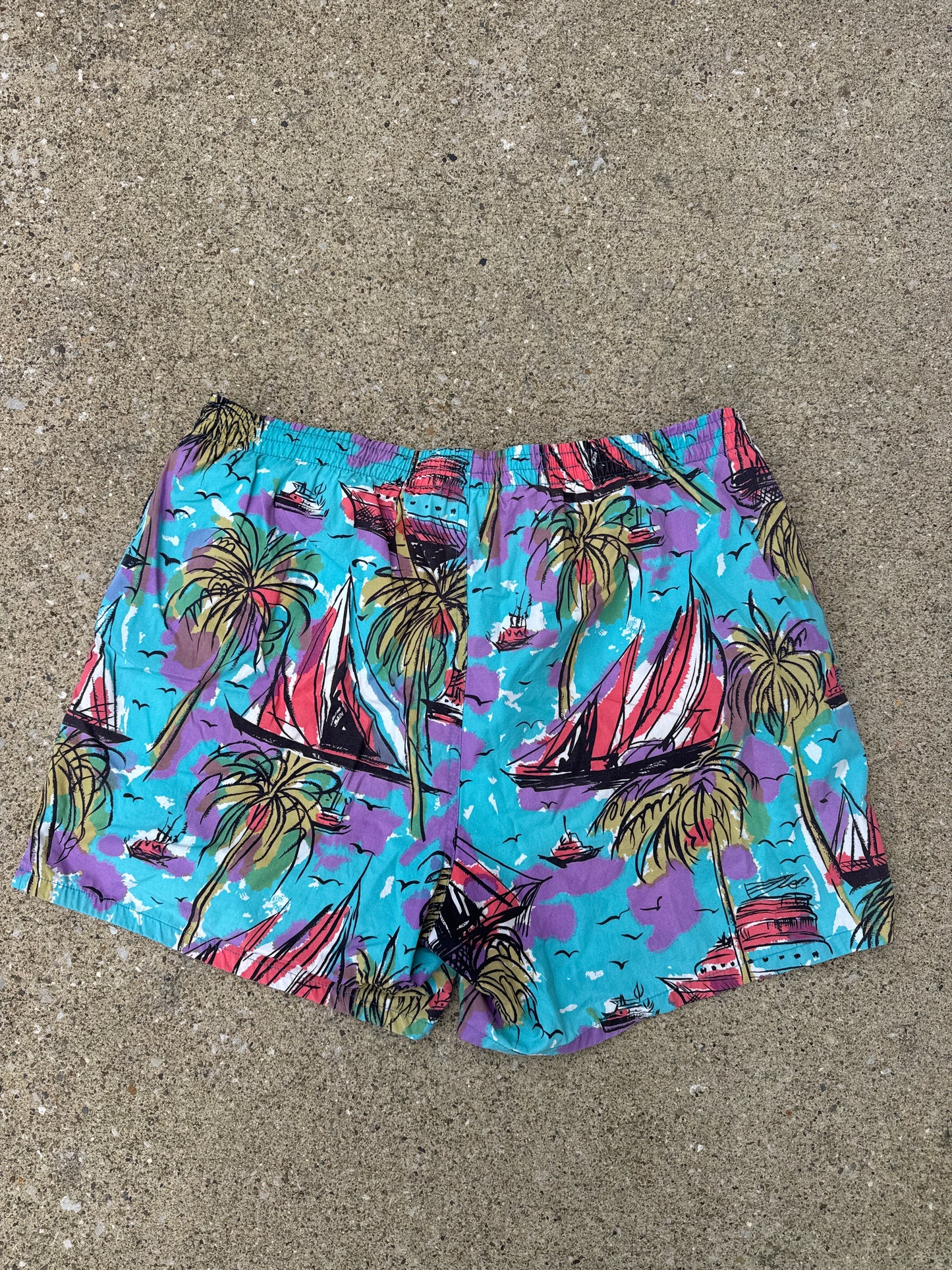 Vintage Men’s Island Life by Catalina Swim Trunks Size M