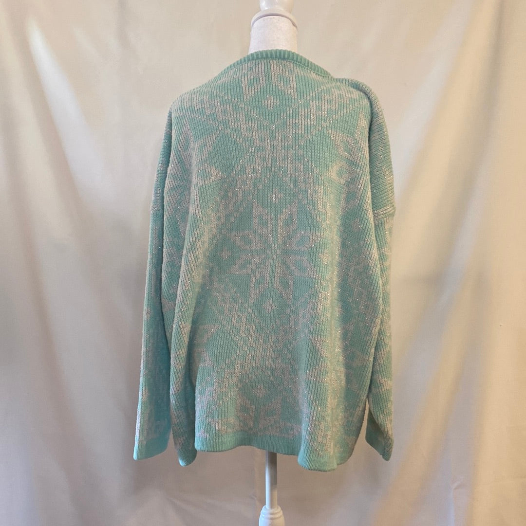 Vintage Women’s Venezia Snowflake Sweater Size L