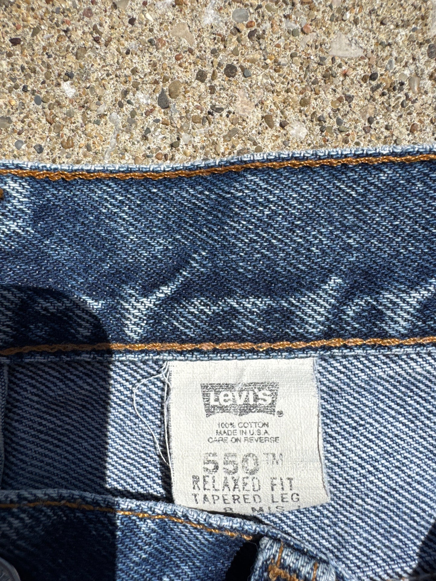 Vintage Women’s Levi’s 550 Size 8 MIS L Denim Jeans Made In The USA