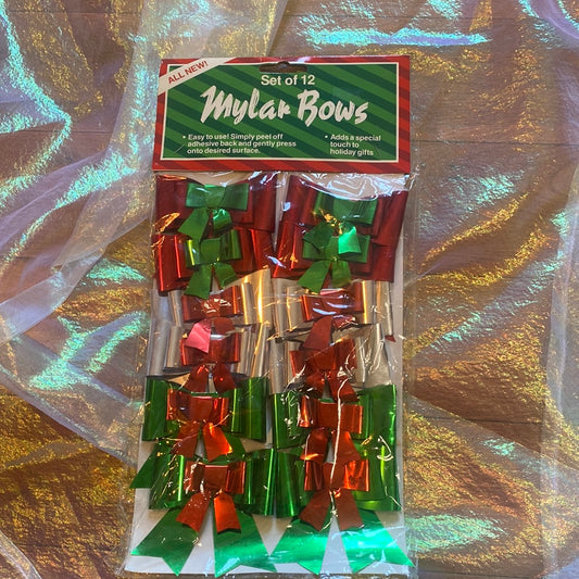 Vintage Mylar bows