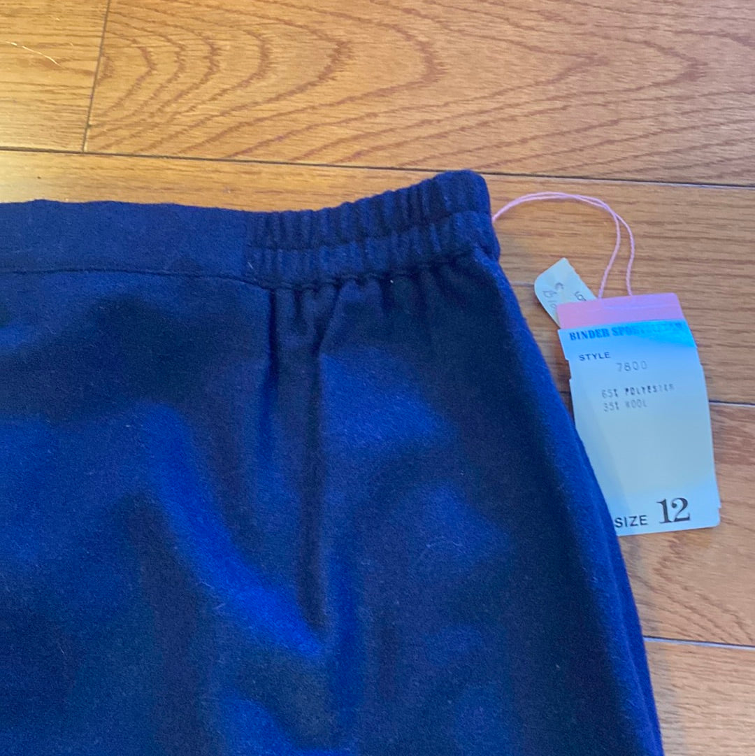 Vintage Women’s Binder Sportswear Wool Skirt — Size 12