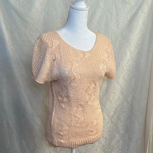 Vintage Women’s Cross-Country Knits Pink Shirt