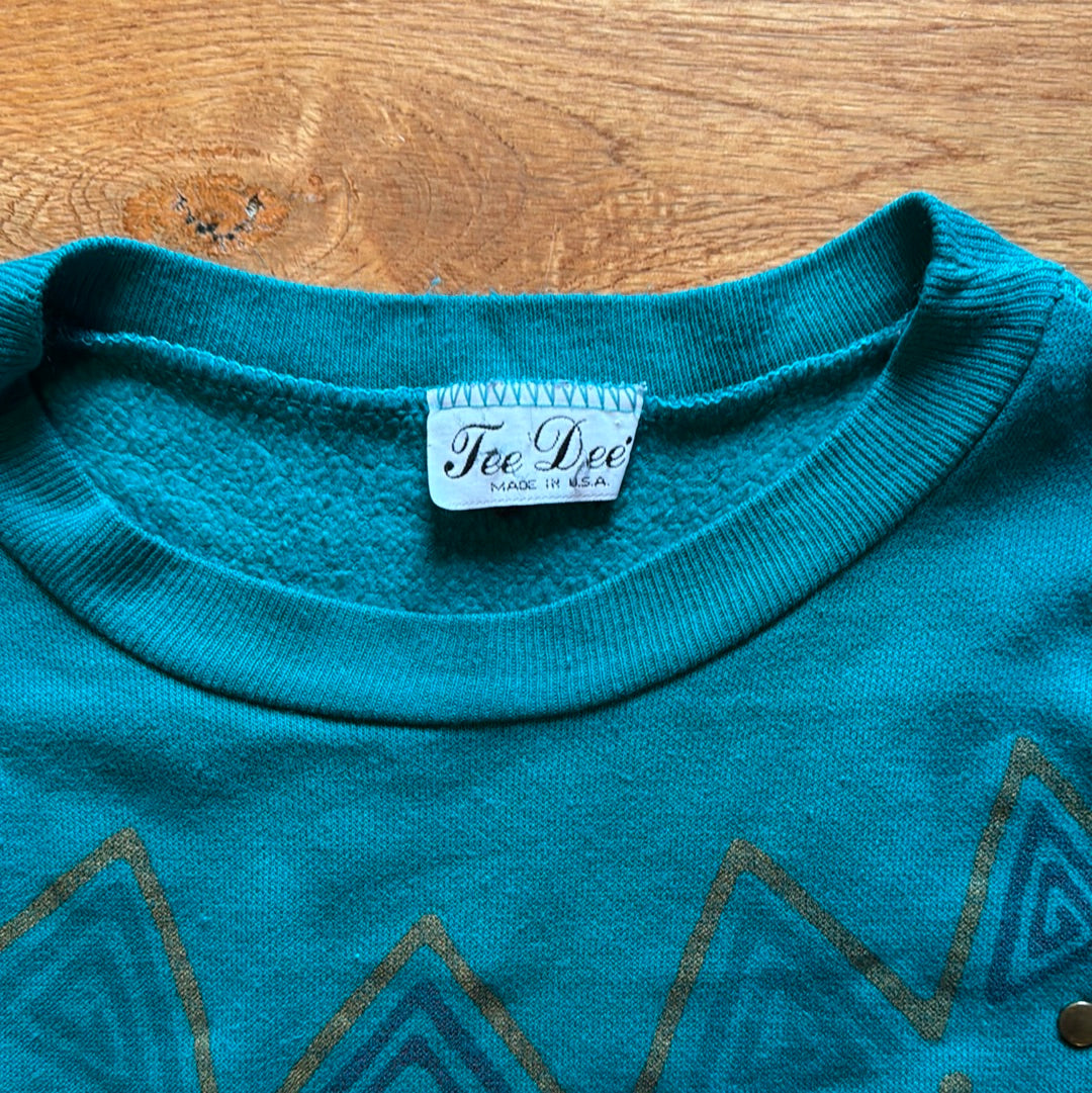 Vintage Tee Dee Aztec Sweatshirt Size L