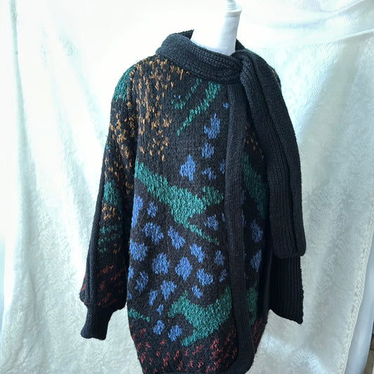 Vintage Women’s Gallery Sweater Coat Size M