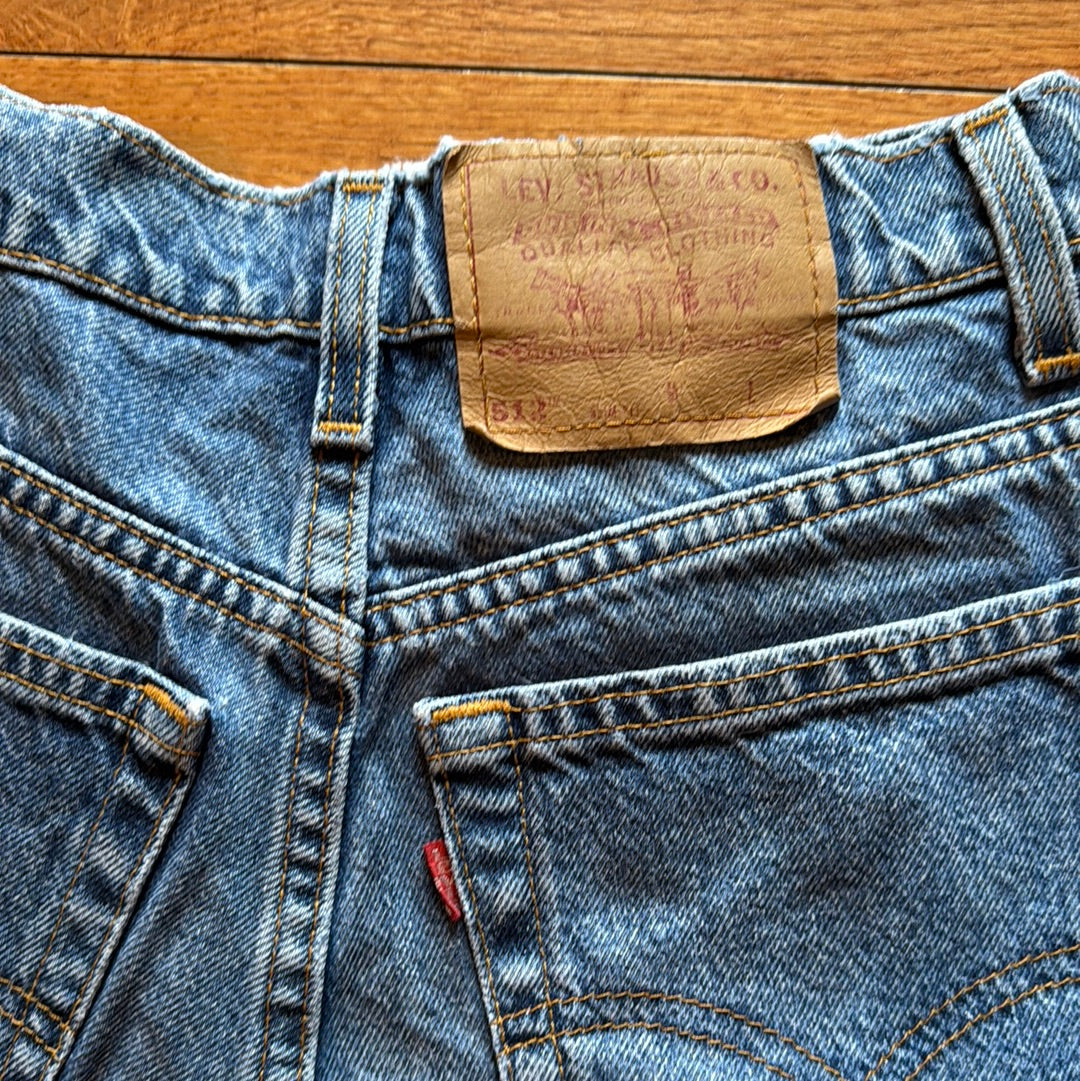 Vintage Women’s Levi’s 512 Slim Fit Denim Shorts