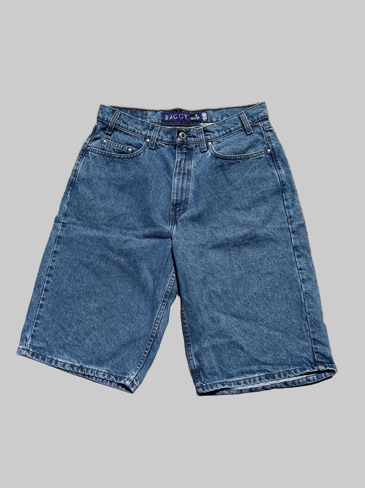 Vintage Men’s Silvertab Baggy Denim Shorts Made in USA Size 34
