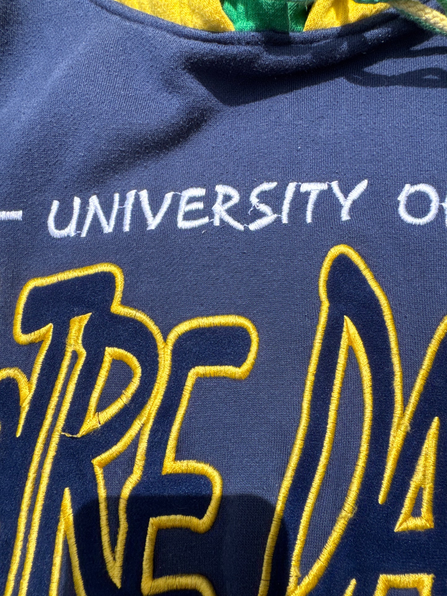Vintage Notre Dame Starter Hooded Sweatshirt Size L