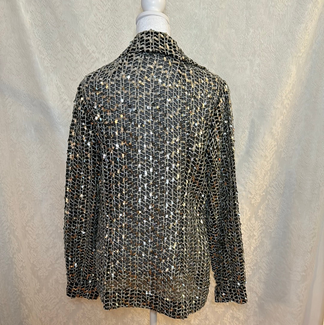 Vintage Women’s Sequin Long Sleeve