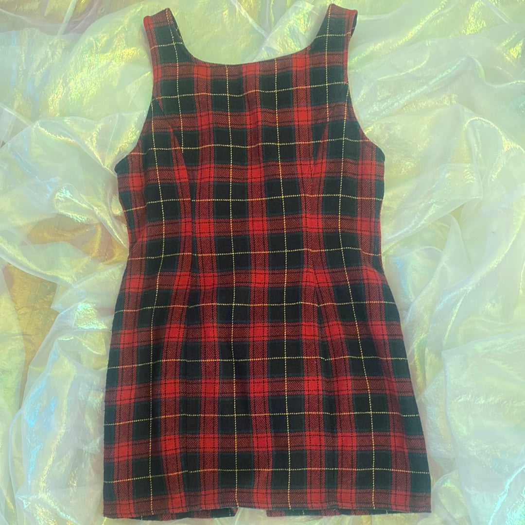 Vintage Women’s Old Navy Plaid Dress Size M