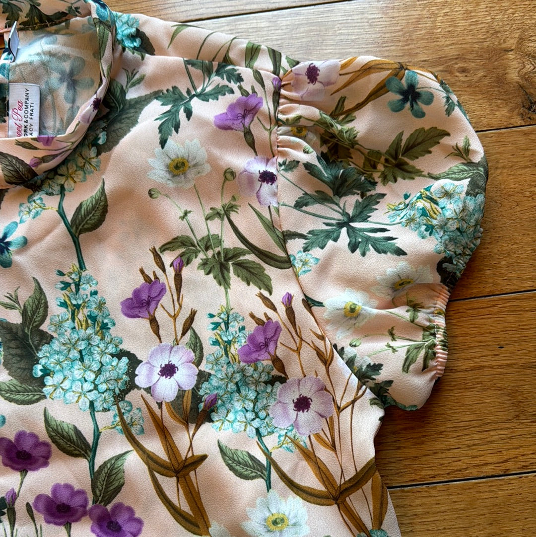 Sweet Pea for New York & Company Floral Blouse Size XS