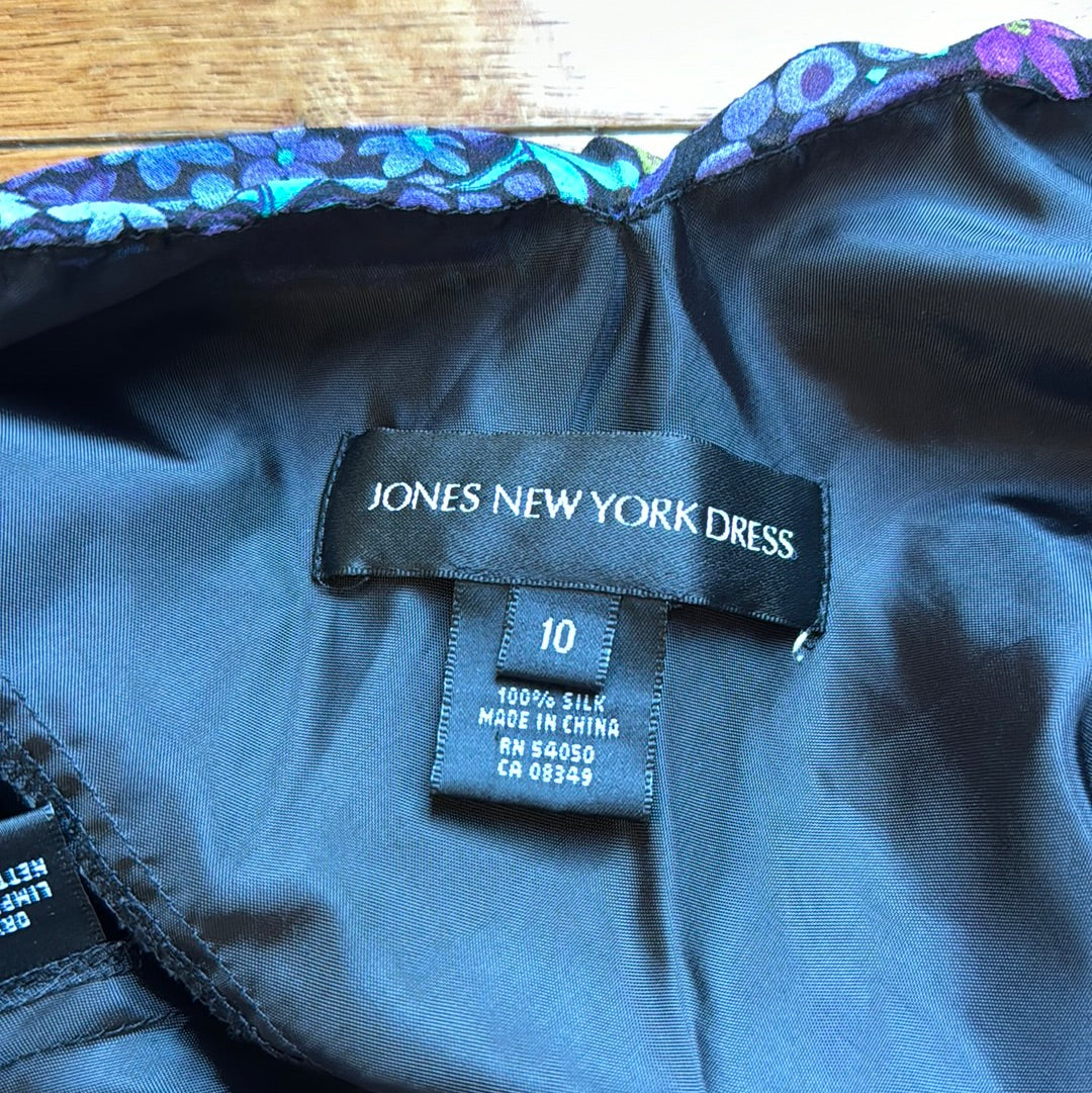 Y2K Jones New York Silk Dress Size 10