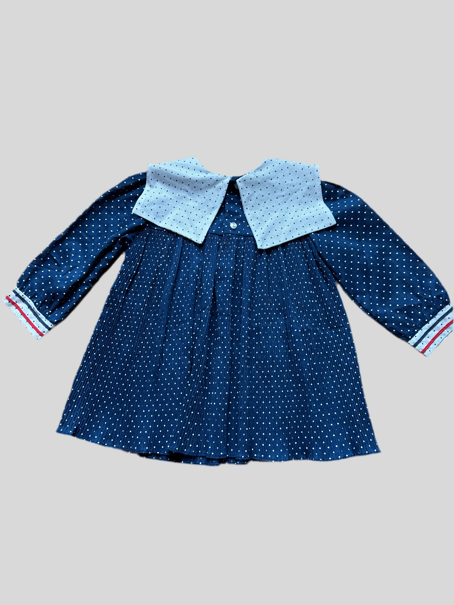 Girls Sailor Polka Dot Dress Size 2T