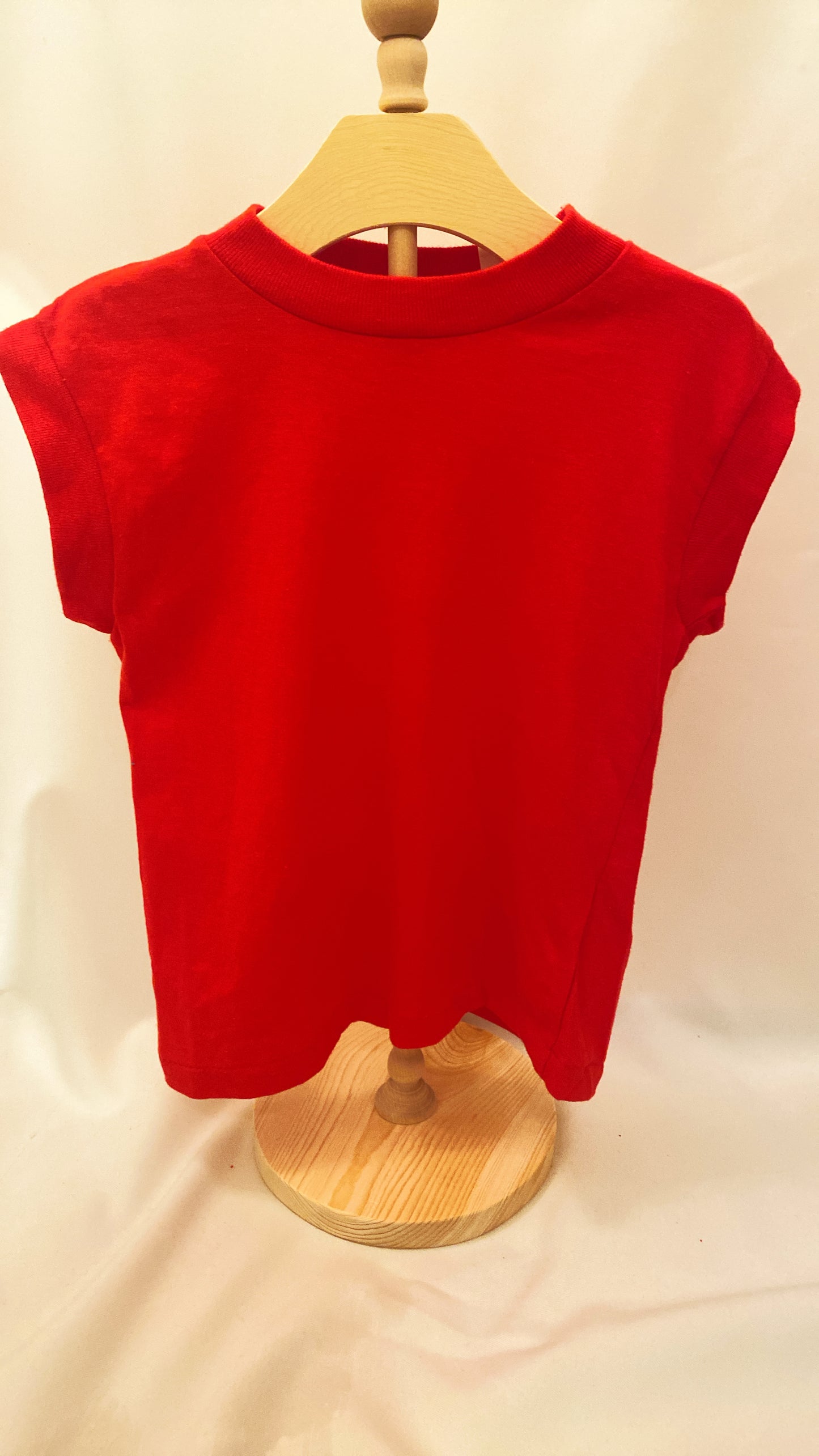 Boys Vintage Play by Play Red Tank Size 5