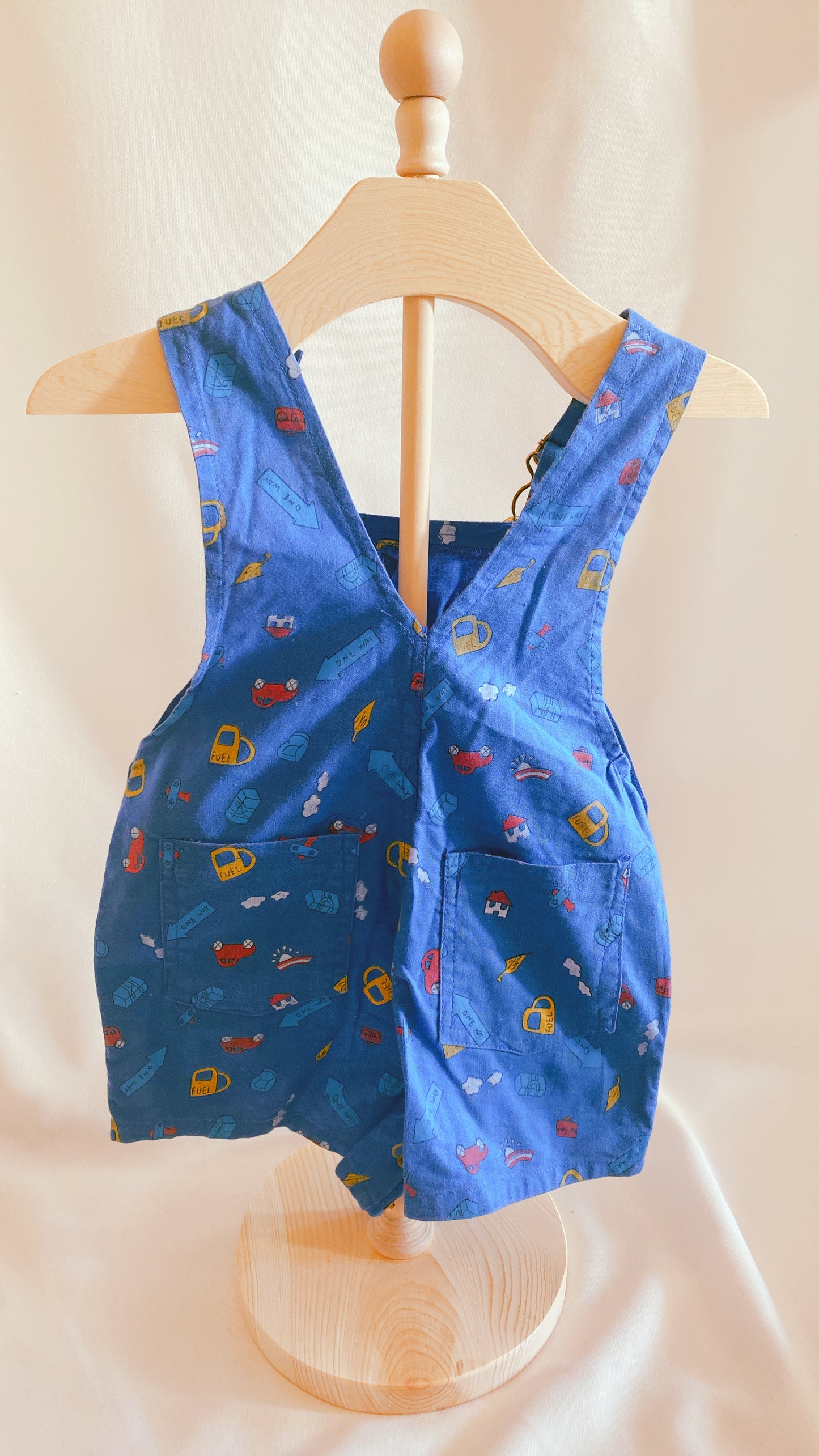 Boys Vintage Tot Trends Blue Overalls 24M