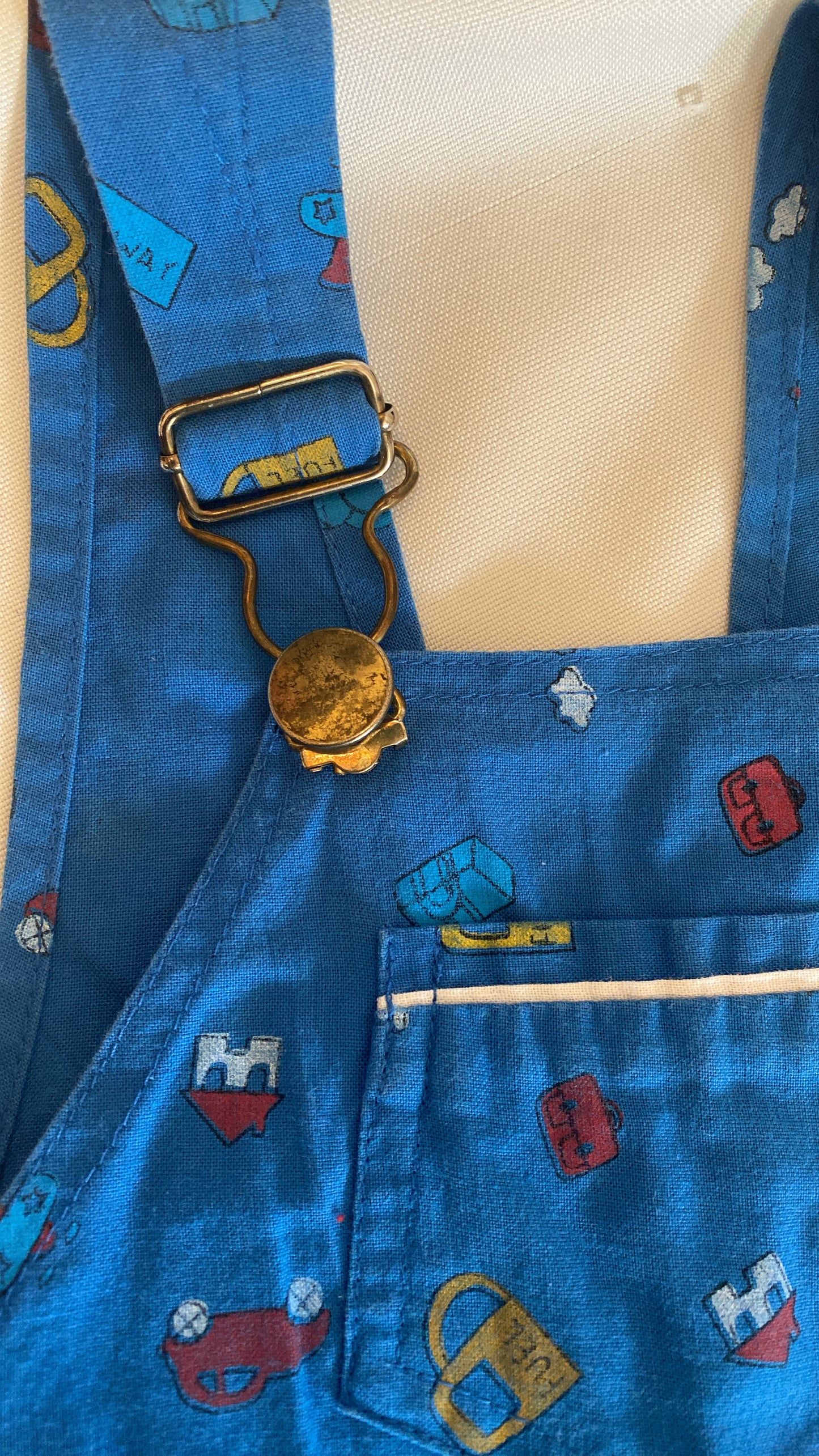 Boys Vintage Tot Trends Blue Overalls 24M